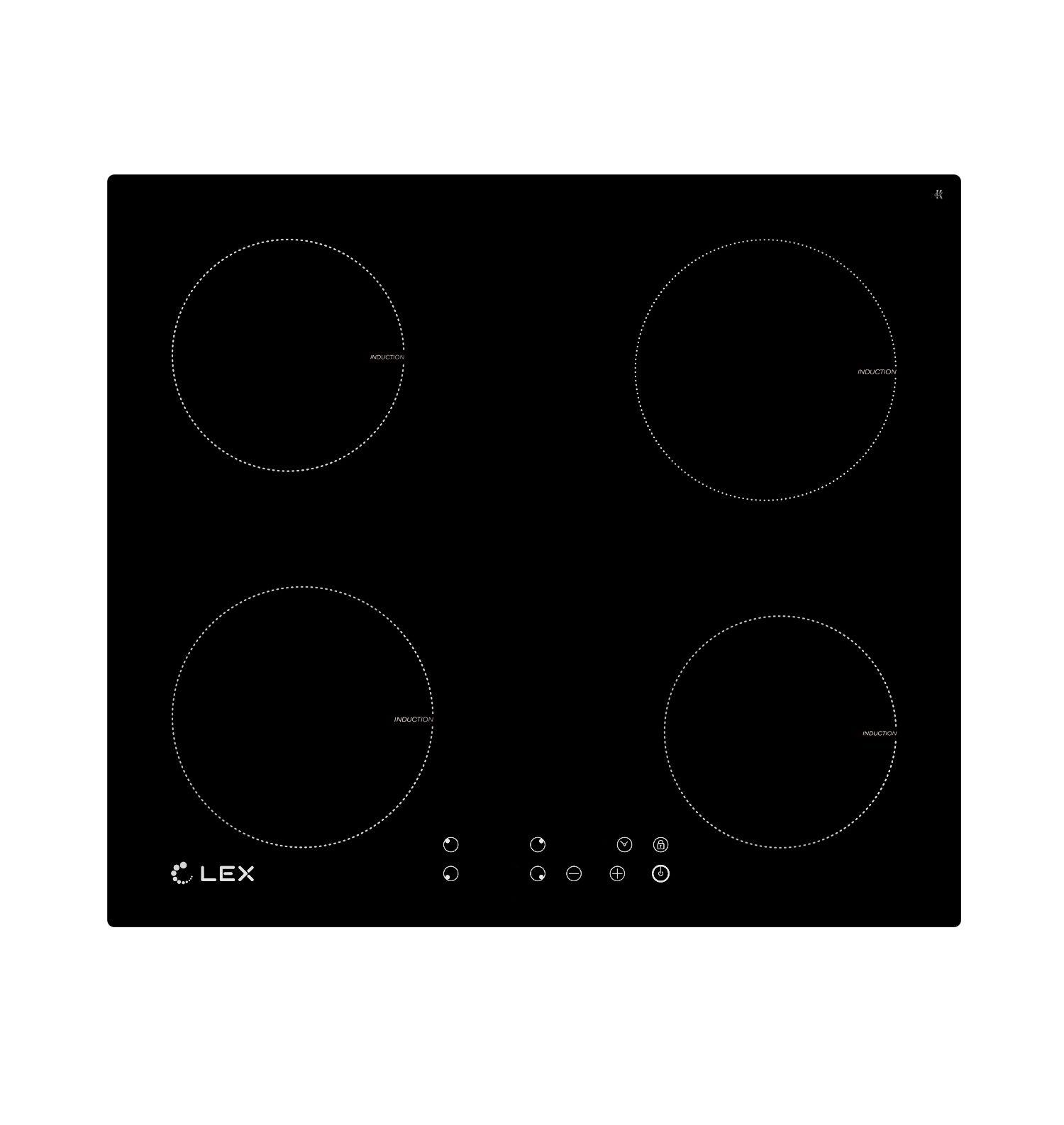 Встраиваемая индукционная варочная панель LEX EVI 640-1 BL (699639901)