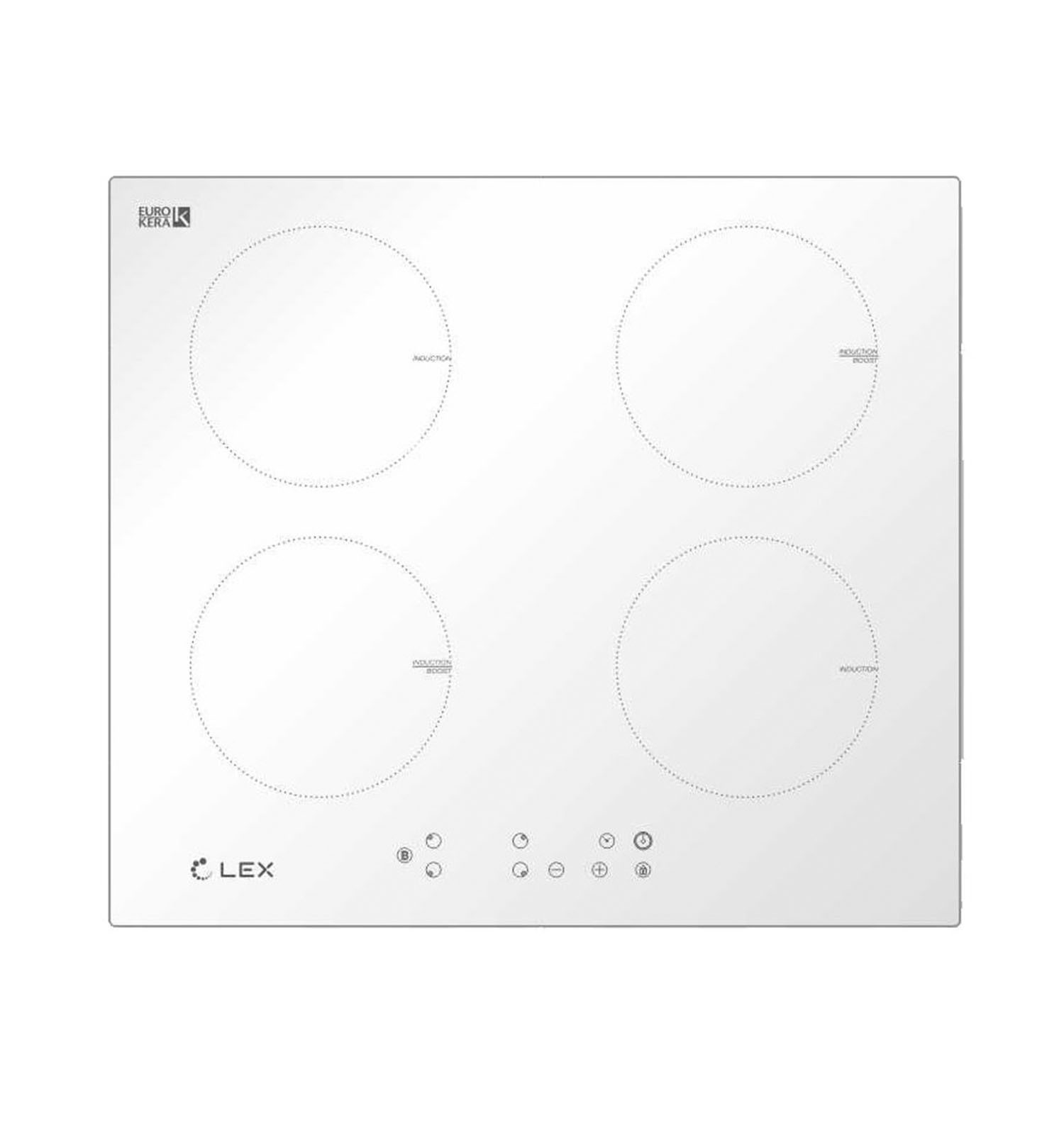 Встраиваемая индукционная варочная панель LEX EVI 640-1 WH (699640301)