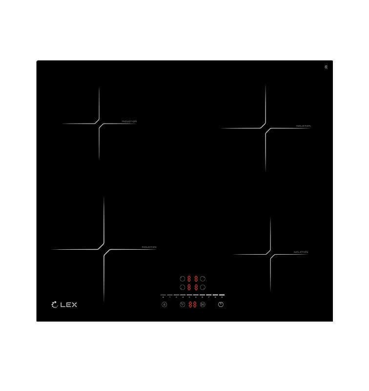 Встраиваемая индукционная варочная панель LEX EVI 640-2 BL (699640501)