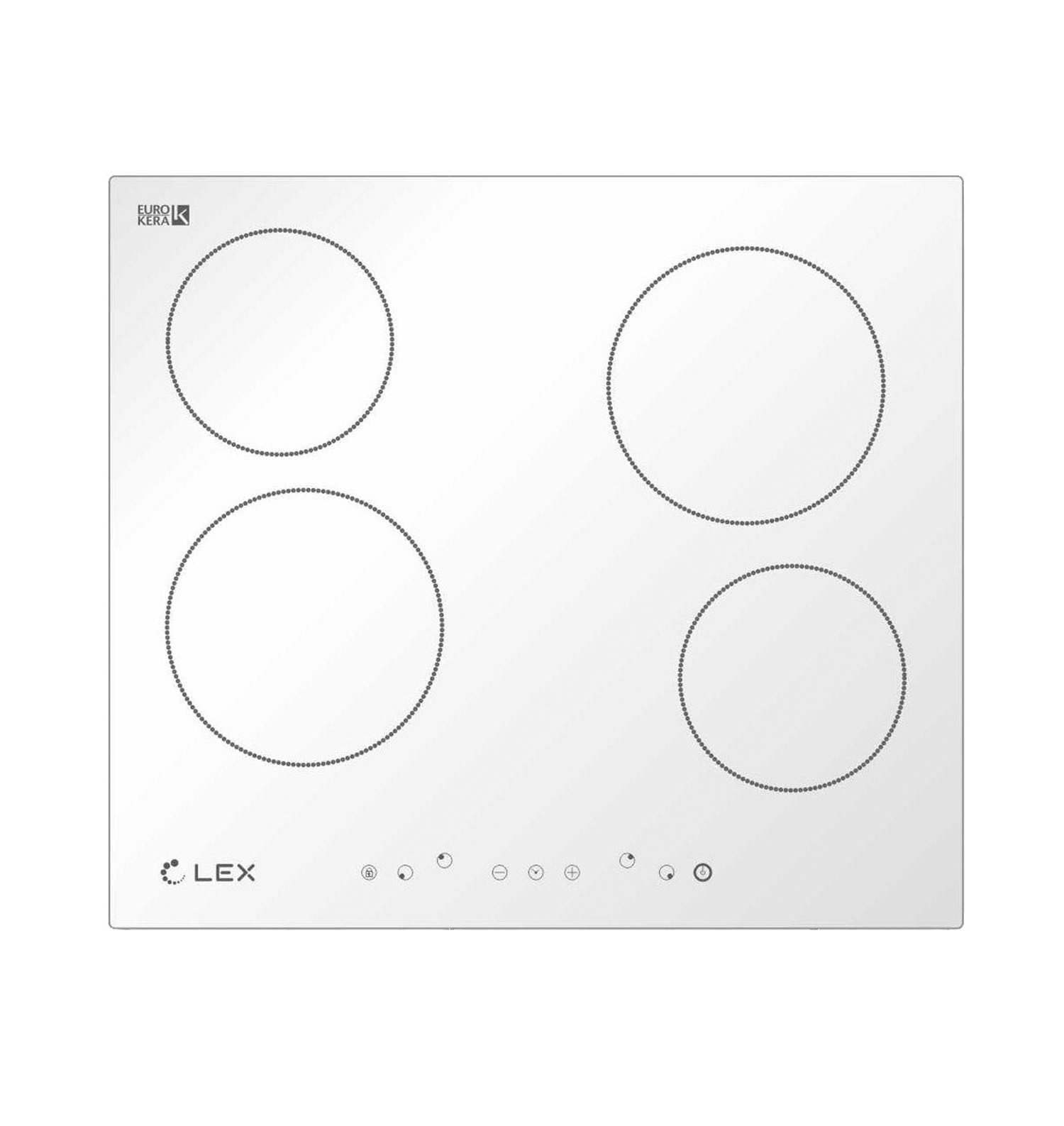 Встраиваемая электрическая варочная панель LEX EVH 640 WH (699635701)